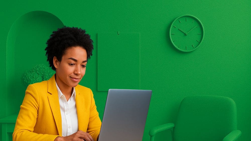 Top 5 PPC Strategies for Saturated Markets
 - Woman working on computer